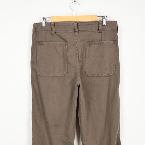 Madewell Patch Pocket Jeans Summer Denim Burnt Hickory Size 32x31 NWT - Picture 8 of 10